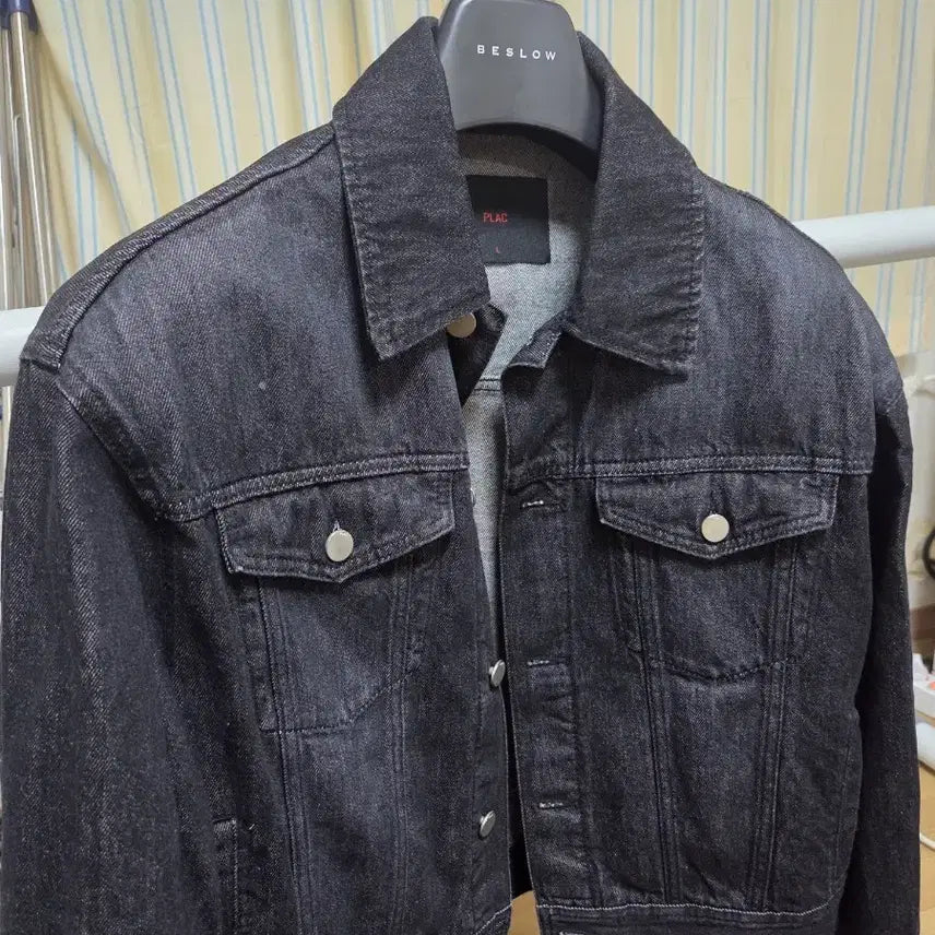 [BUNJANG] KANGSTYLE x PLAC Black Denim Jacket L / 깡X플랙 흑청 자켓 L