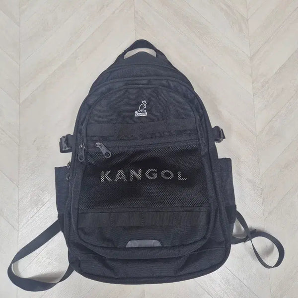 [BUNJANG] Kangol Icon Backpack 1422 Black / 캉골 백팩