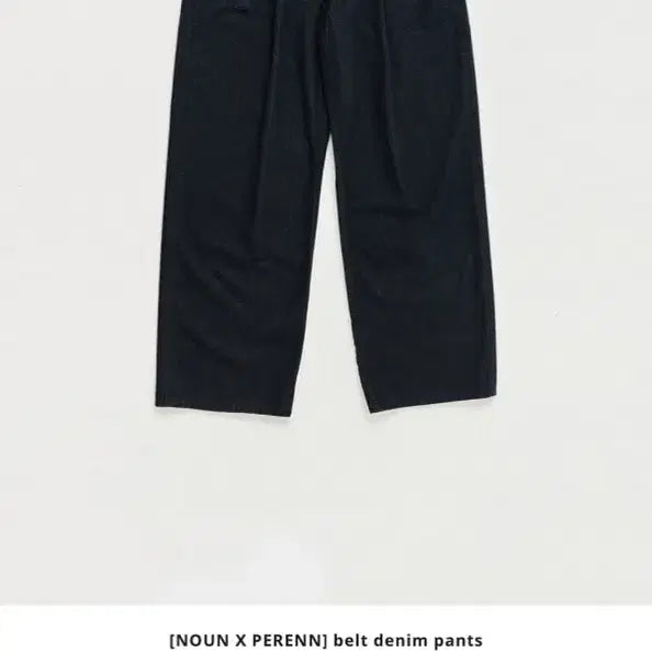 [BUNJANG] NOUN X PAREN Belted Denim Pants / (M) 노운 X 퍼렌 벨티드 데님 팬츠