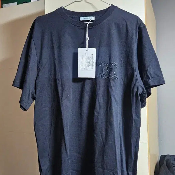 [BUNJANG] Max Mara Black Short Sleeve T-Shirt / 막스마라 블랙 반팔 티셔츠 새상품