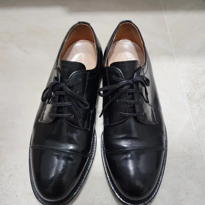 [BUNJANG] Men's Navy Style Leather Dress Shoes / 남자 해군단화 스타일 가죽구두