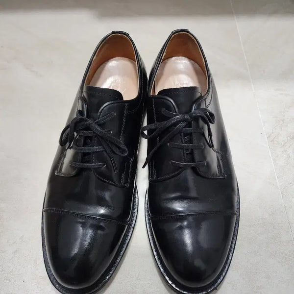 [BUNJANG] Men's Navy Style Leather Dress Shoes / 남자 해군단화 스타일 가죽구두