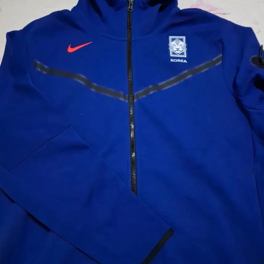 [BUNJANG] Nike South Korea National Football Team Tech Fleece Hoodie / 나이키 대한민국 축구 대표팀 테크팩 후드집업