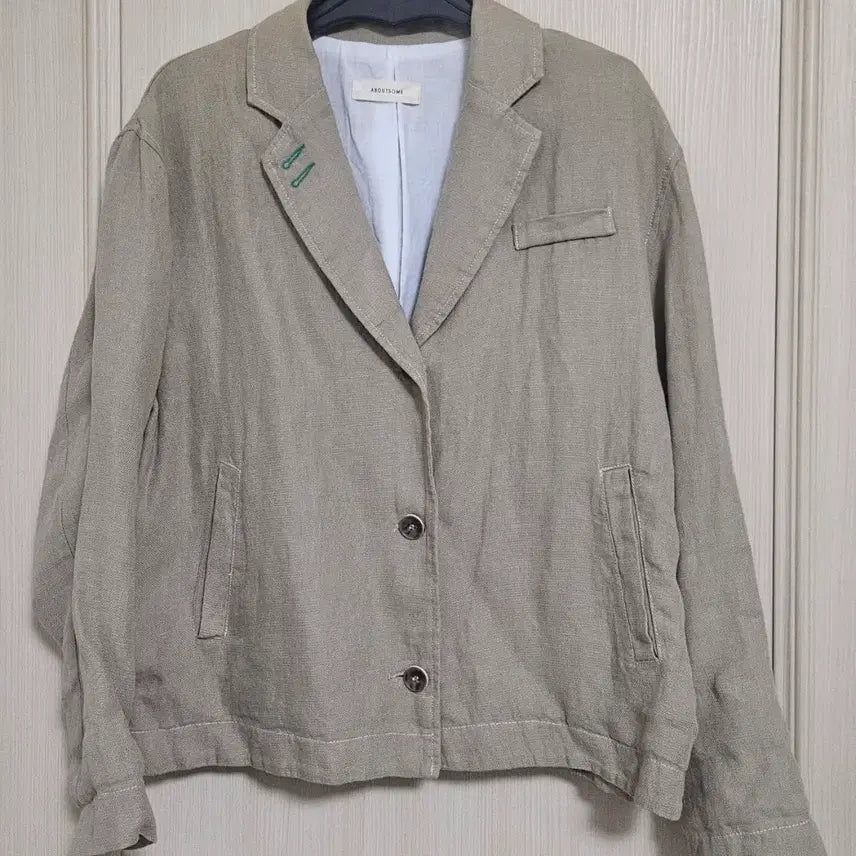 [BUNJANG] ABOUTSOME Linen Jacket / ABOUTSOME 어바웃썸 린넨 자켓