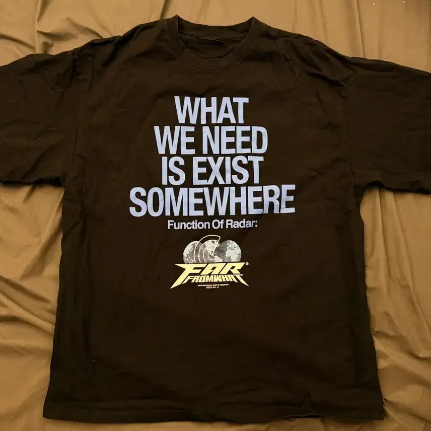 [BUNJANG] FROMWHERE Raider T-Shirt Black Size 2 / 파프롬왓 레이더 티셔츠 블랙 2사이즈