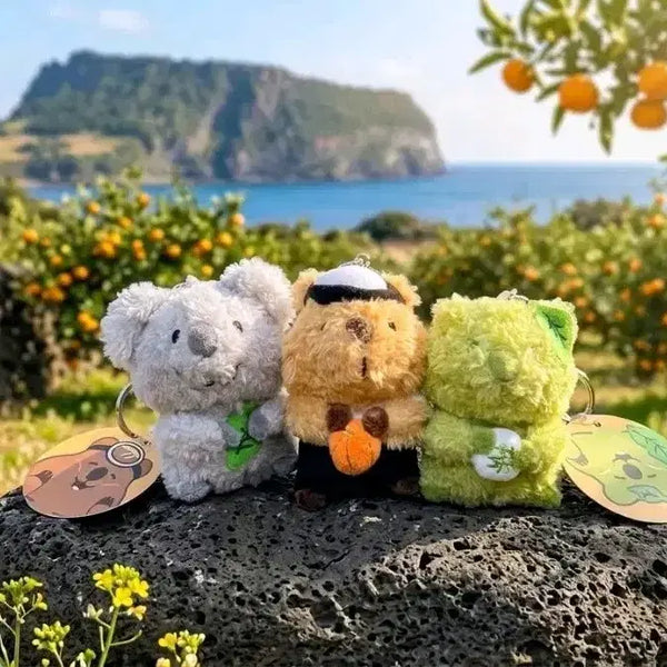 [BUNJANG] Jeju Quokka 3-Type Keychain Bundle / 제주도 쿼카 3종키링(새 상품)일괄
