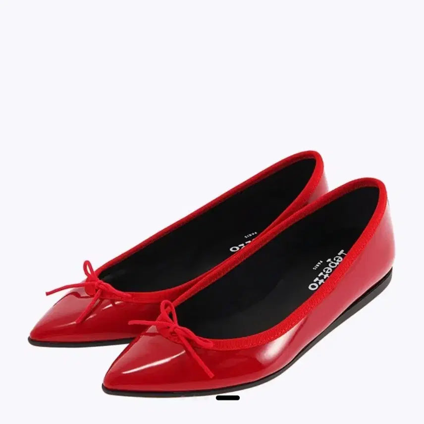 [BUNJANG] Repetto Patent Leather Red Ballet Flats / 레페토 유광 레드 플랫슈즈(새상품 사이즈미스)