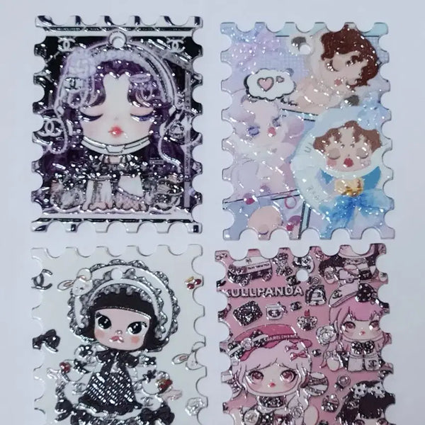 [BUNJANG] DIY Acrylic Skull & Molly Character Pendant Set / DIY 아크릴 스컬&몰리 캐릭터 팬던트3