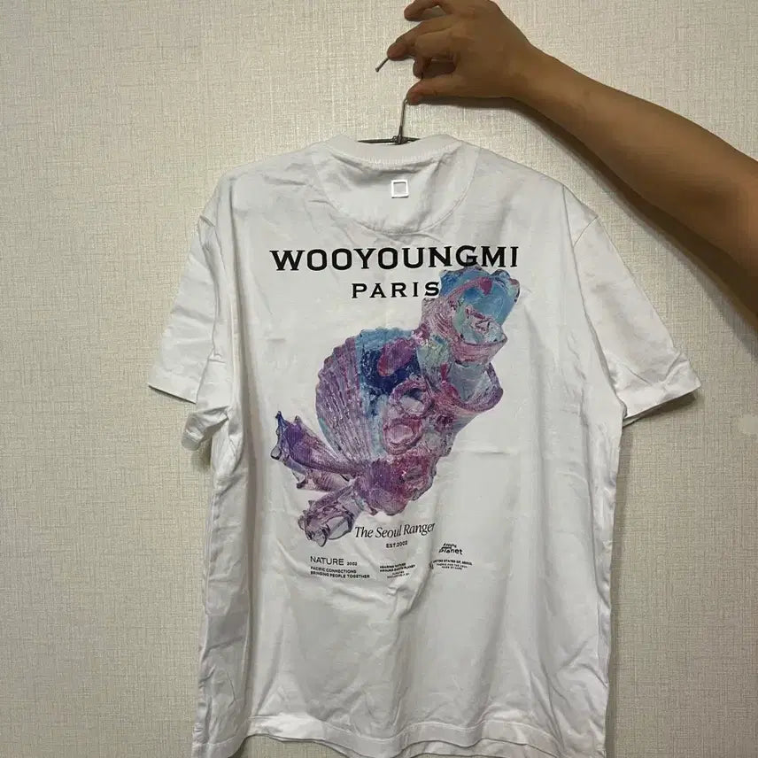 [BUNJANG] Wooyoungmi 3D Coral Short Sleeve T-shirt / 우영미 3D 코랄 반팔 48 거의새거택보유