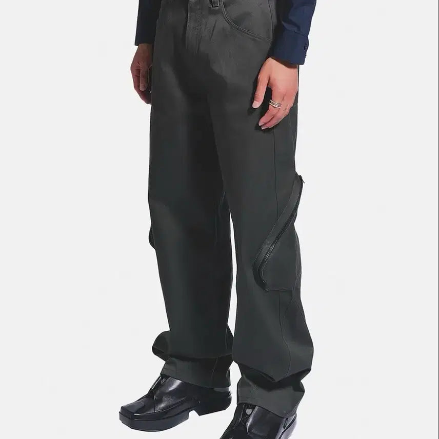 [BUNJANG] Helix Clothing Geometric Pocket Pants / 헬릭스 클로딩 지오메트릭 포켓 팬츠 helix clothing