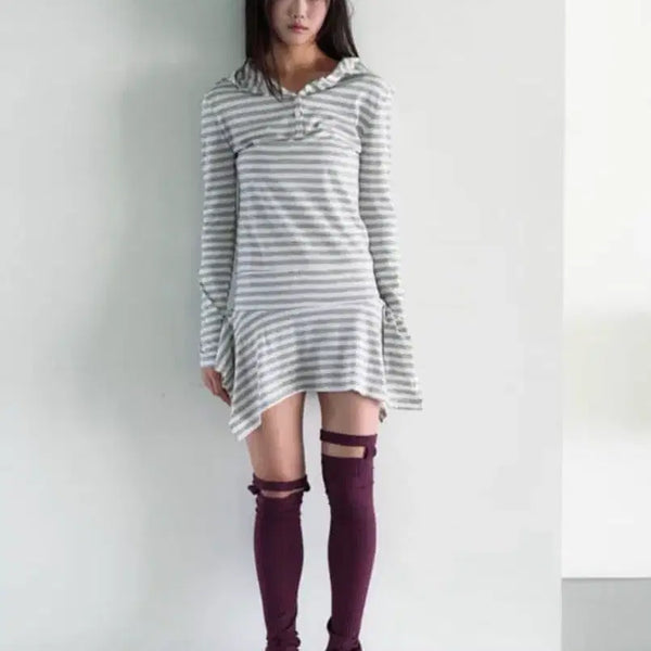 [BUNJANG] In & Yang Harmony Hoodie Dress / 인앤양하모니 후디 드레스