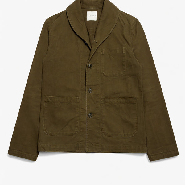 [BUNJANG] Coen Olive Work Jacket (Size S) - Vintage American Casual / JPN 일본 빈티지 워크웨어 아메카지 코엔 올리브 커버올 워크자켓  S