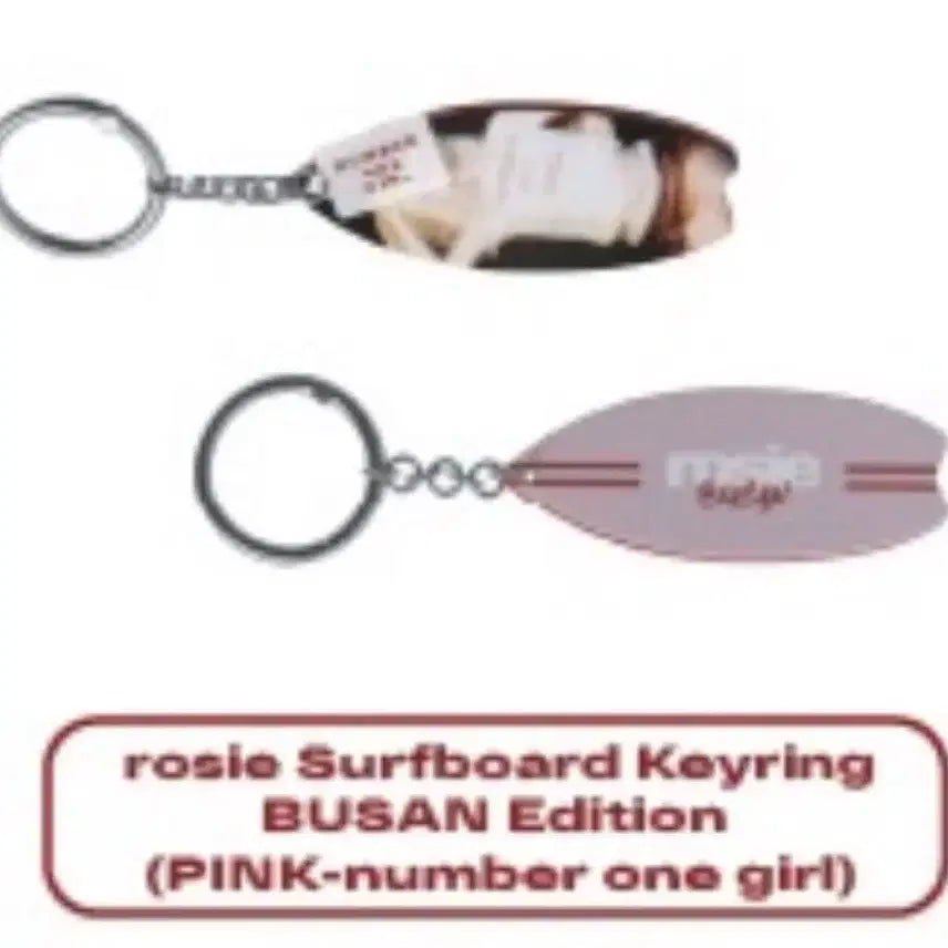 [BUNJANG] Rosé Rosalia Number 1 Girl Surfboard Keyring / 로제 키링 서프보드 넘버원걸 부산팝업