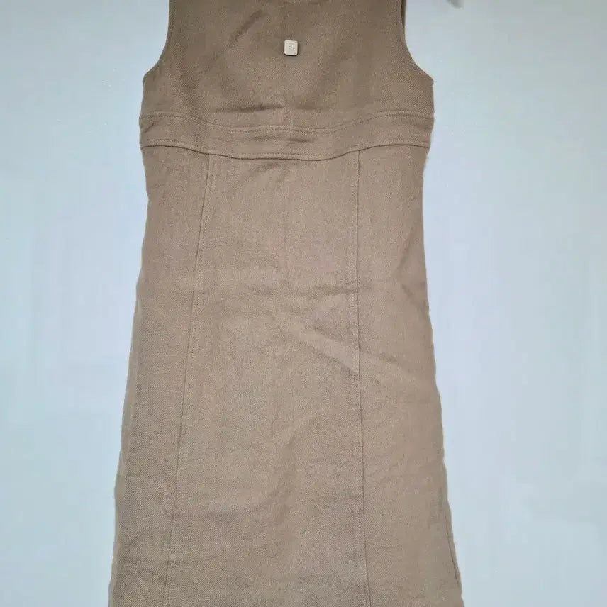 [BUNJANG] Courreges Sleeveless Midi Dress Beige / COURREGES 쿠레쥬 민소매 원피스 베이지