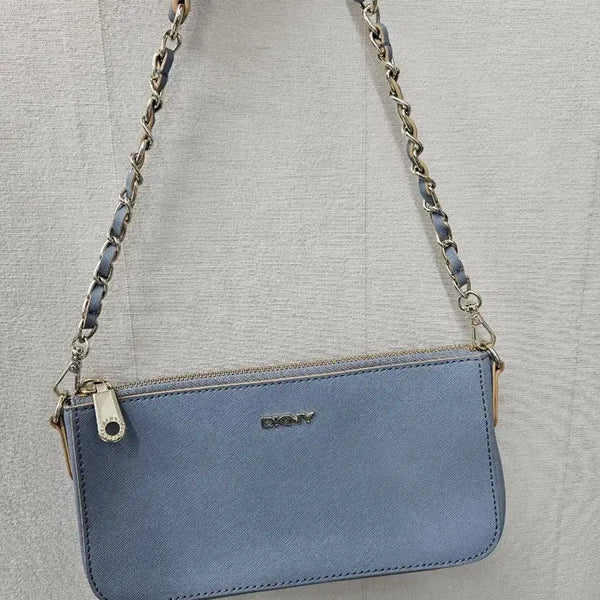 [BUNJANG] DKNY Saffiano Chain Mini Bag / DKNY  사피아노 체인미니백 손가방
