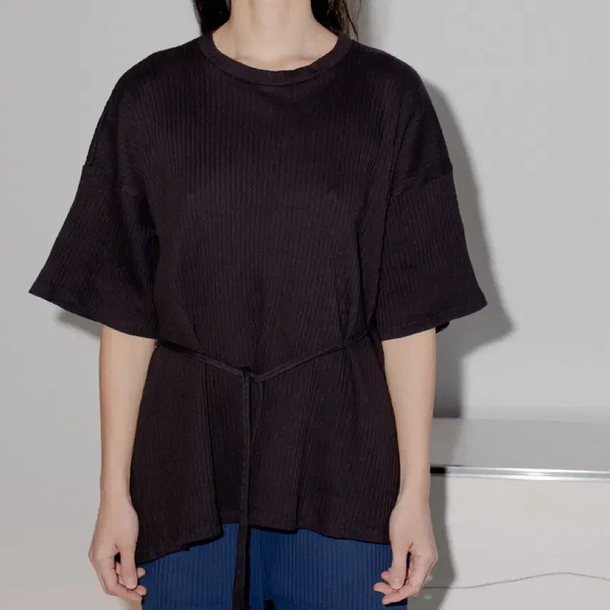 [BUNJANG] Baserange Shaw Tee Black XS / baserange shaw tee black