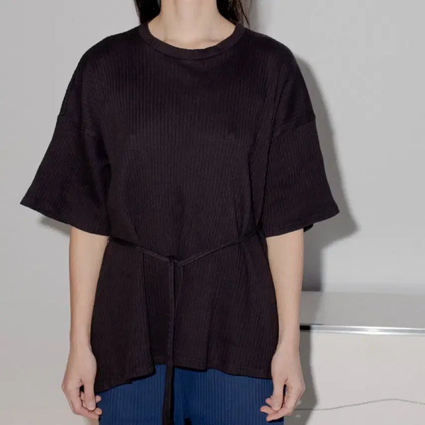 [BUNJANG] Baserange Shaw Tee Black XS / baserange shaw tee black