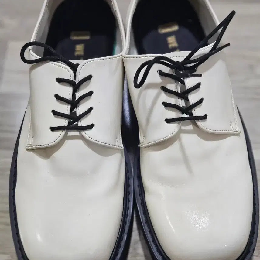 [BUNJANG] Wideroad Relief Square Toe Men's Shoes / 위더로드 릴리프 스퀘어토 260