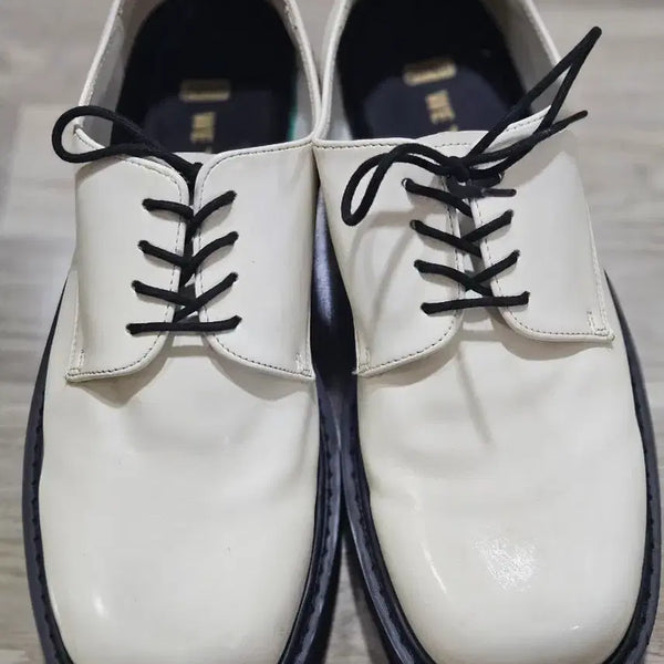 [BUNJANG] Wideroad Relief Square Toe Men's Shoes / 위더로드 릴리프 스퀘어토 260