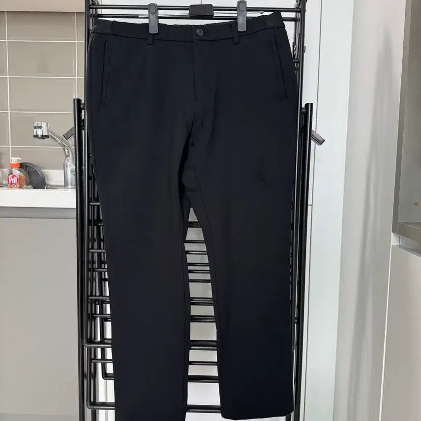 [BUNJANG] River Class Men's Winter Thermal Lined Slacks Tapered Fit / [리버클래시] 남성 겨울 기모 슬랙스