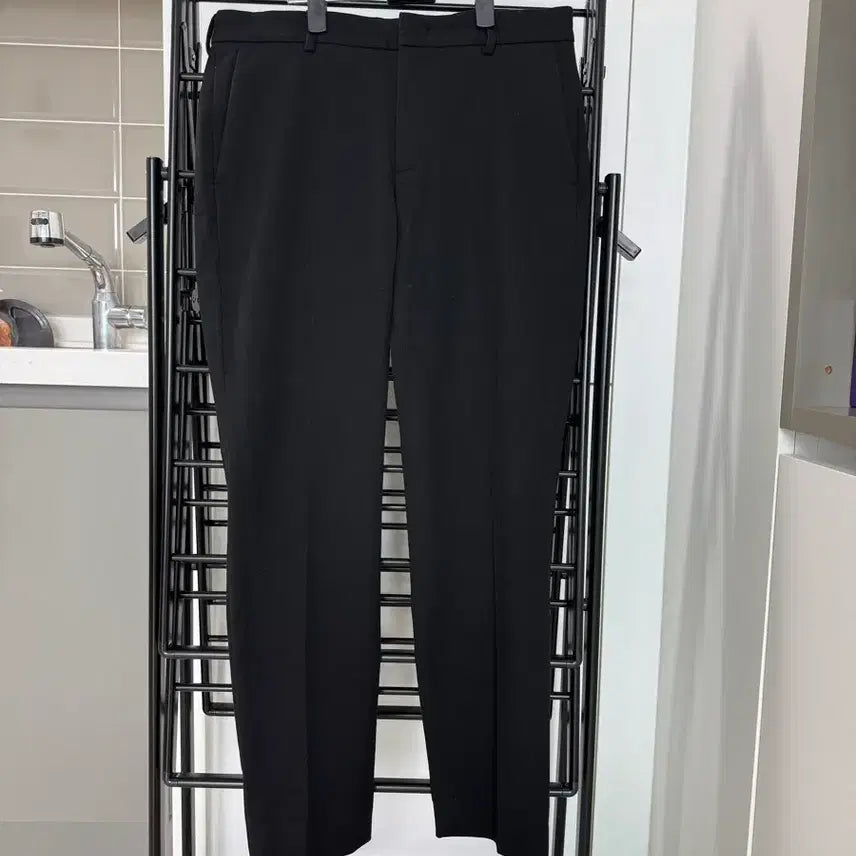 [BUNJANG] Project M Men's Black Tapered Fit Slacks / [프로젝트엠] 남성 봄/가을 슬랙스 32