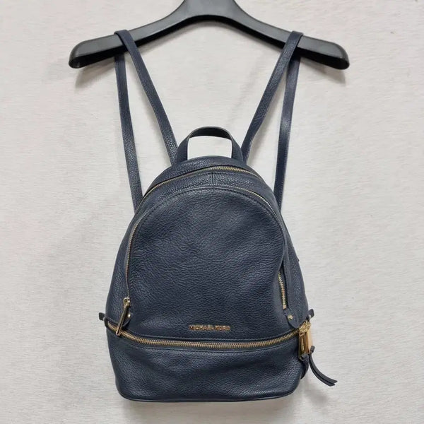 [BUNJANG] Michael Kors Leather Small Backpack / ㅡ마이클코어스 소가죽 스몰 백팩 ㅡ0420