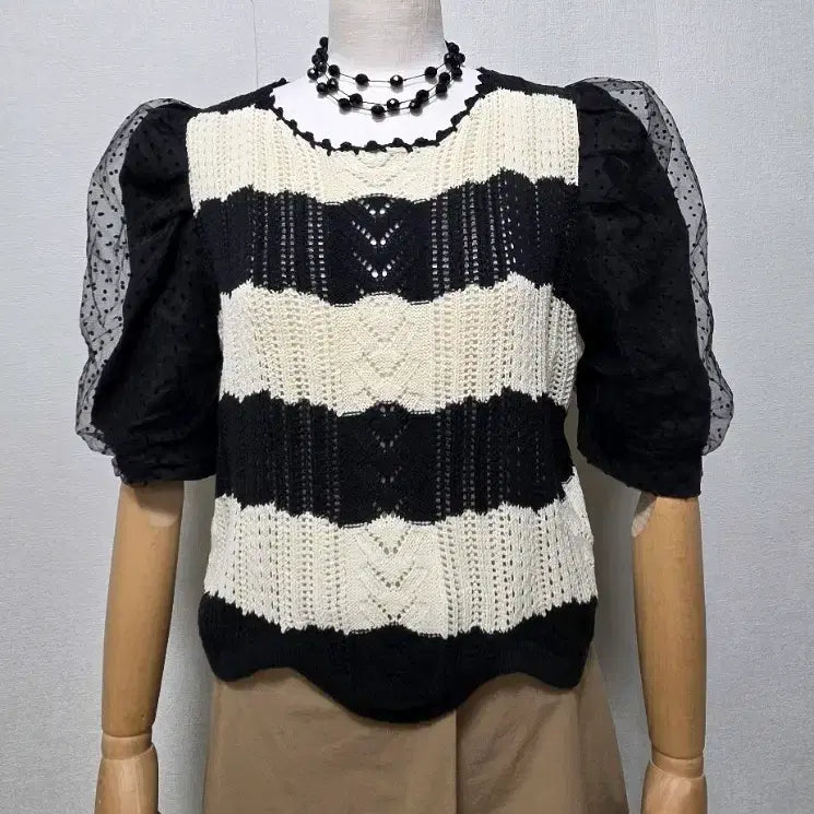 [BUNJANG] Rene & McCoy Knit T-Shirt / 르니앤맥코이 니트티