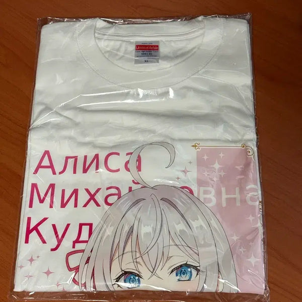 [BUNJANG] Anya's Embarrassed "Russian Quote" T-Shirt / 가끔씩 툭하고 러시아어로 부끄러워하는 옆자리의 아랴양 티셔츠