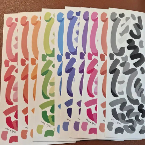 [BUNJANG] Confetti Sticker Bundle Set / 컨페티 스티커 일괄