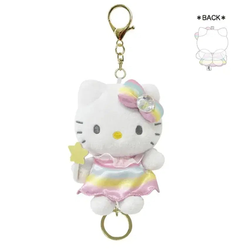 [BUNJANG] Sanrio Fairy Kitty Passkey Chain / 헬로키티 페어리 키티 마스코트 릴패스 키링
