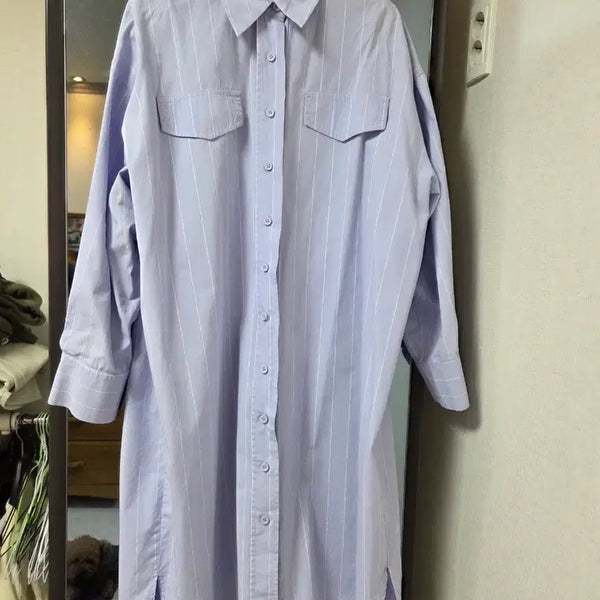 [BUNJANG] The I'z Collar Shirt Dress / 더아이잗 셔츠원피스