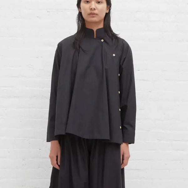 [BUNJANG] Base Range GRESEA Mandarin Collar Shirt Blouse / 베이스레인지 GRESEA 셔츠 블라우스 베뉴먼트 윤지님 임부복 임산부