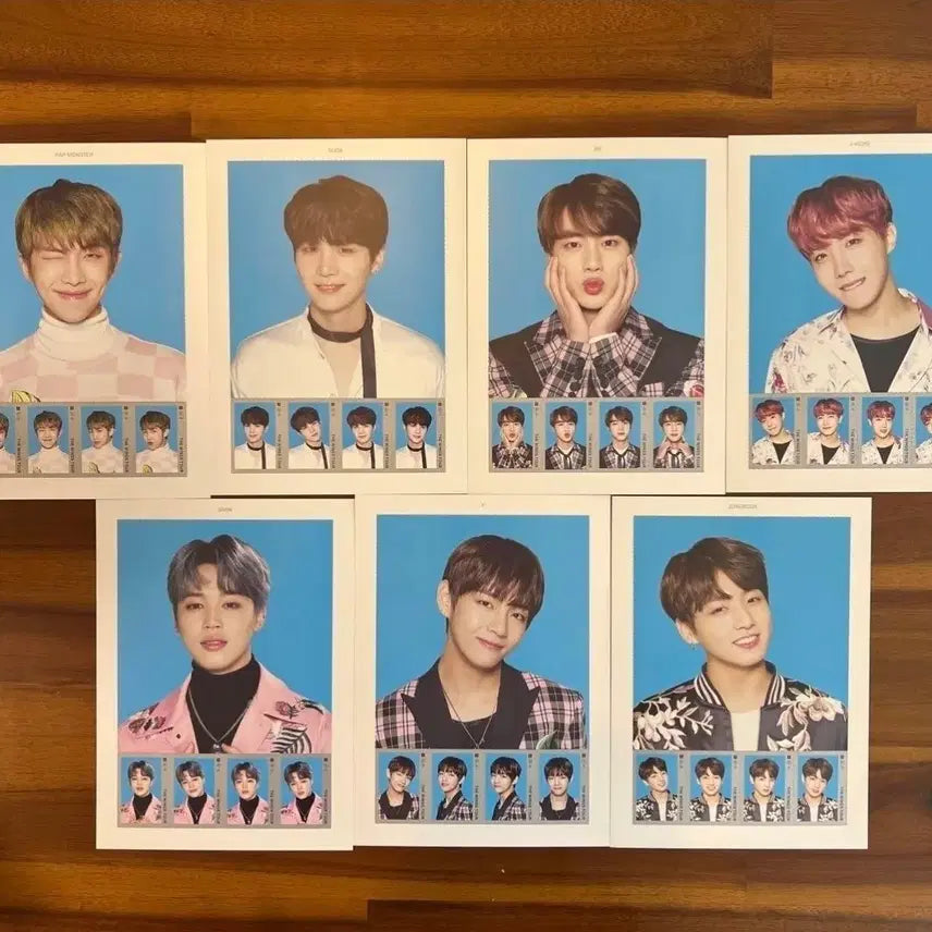[BUNJANG] BTS Wings Stamp Seal Bundle Set / 방탄 윙즈 스탬프 우표 씰 bts 윙즈콘 남준 석진 윤기 호석 지민