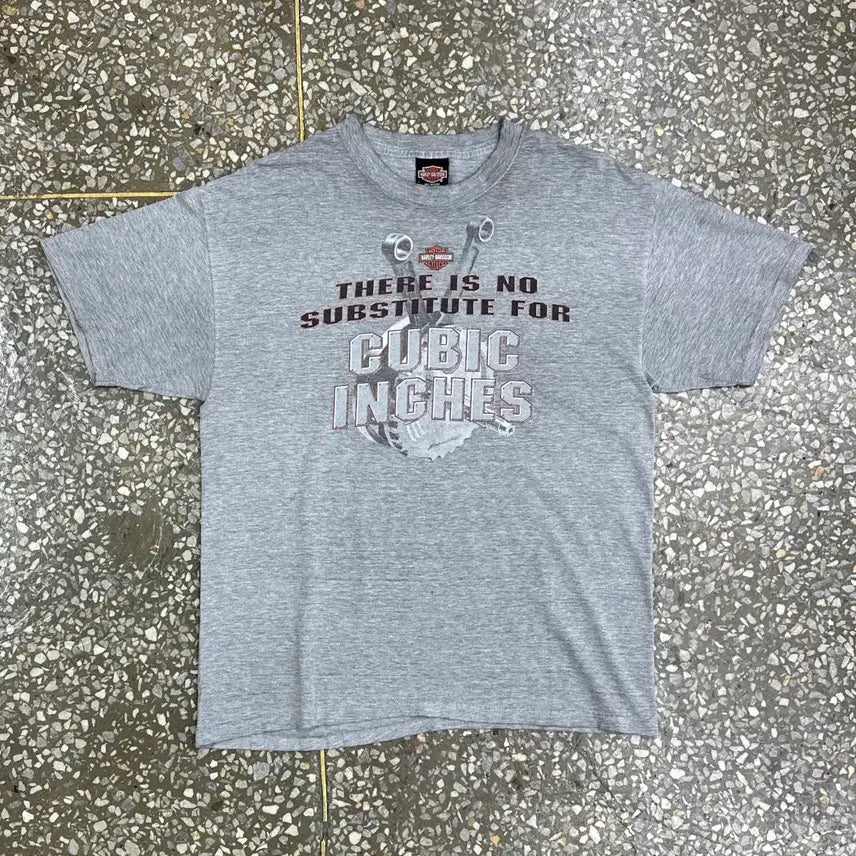 [BUNJANG] 90s-00s Harley-Davidson Cubic Inches T-Shirt L (Made in USA) / 9~00s USA 할리데이비슨 큐빅 인치스 티셔츠 L