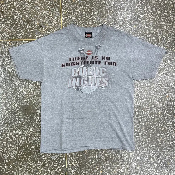 [BUNJANG] 90s-00s Harley-Davidson Cubic Inches T-Shirt L (Made in USA) / 9~00s USA 할리데이비슨 큐빅 인치스 티셔츠 L