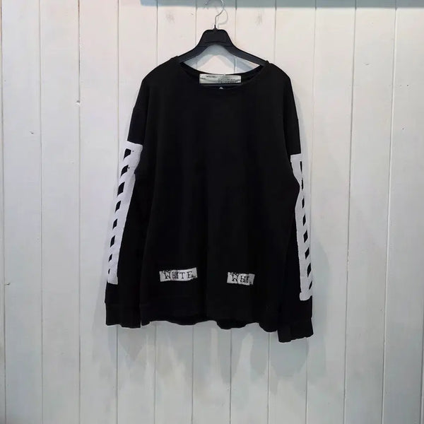[BUNJANG] Unisex Black Sweatshirt / 맨투맨