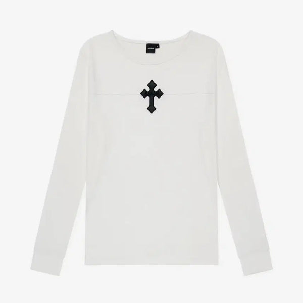 [BUNJANG] AKM CROS2 Long Sleeve T-Shirt White / 아캄 AKM CROS2 Long Sleeve (White)