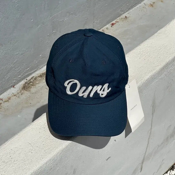 [BUNJANG] Privte Neighbors Ours Navy Ball Cap / (새상품) 프라이빗 네이버스 ours 네이비 볼캡 모자