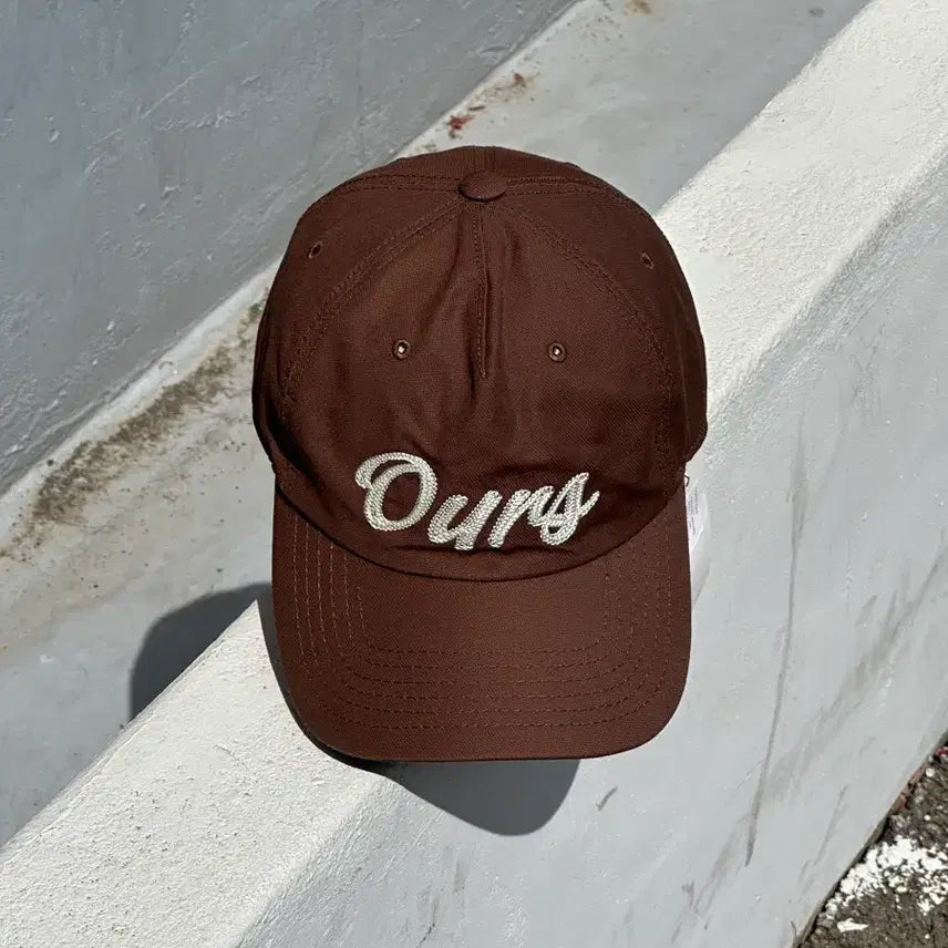 [BUNJANG] Privateneus Ours Brown Ball Cap / (새상품) 프라이빗 네이버스 ours 브라운 볼캡 모자