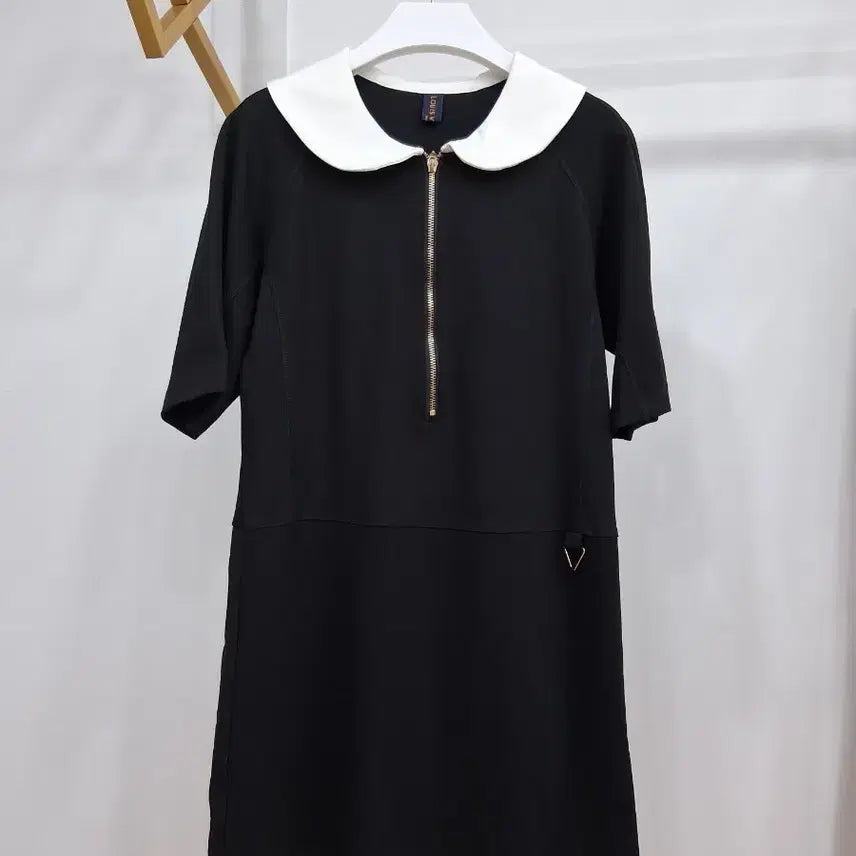 [BUNJANG] Black Peter Pan Collar Dress / 블랙 피터팬  원피스