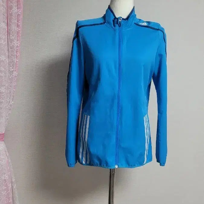 [BUNJANG] Adidas Blue Track Jacket Women's / 아디다스 파란색 져지 여성용