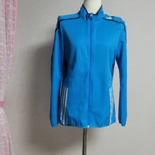 [BUNJANG] Adidas Blue Track Jacket Women's / 아디다스 파란색 져지 여성용