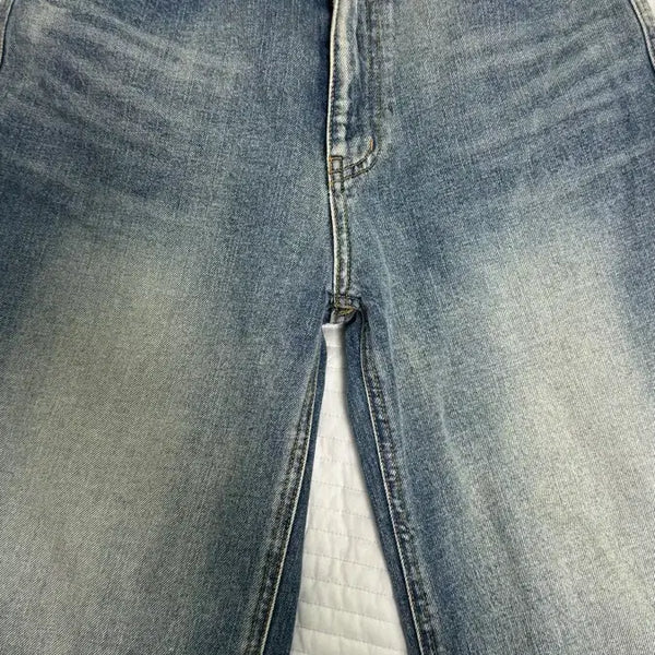 [BUNJANG] Studio Table Double Waist Wide Denim Jeans / 스튜디오테이블 DOUBLE WAIST WIDE DENIM
