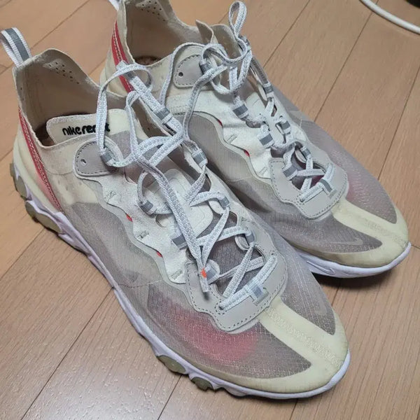 [BUNJANG] Nike React Element 87 Light Bone Sneakers / 나이키 리액트 엘리먼트87 라이트본