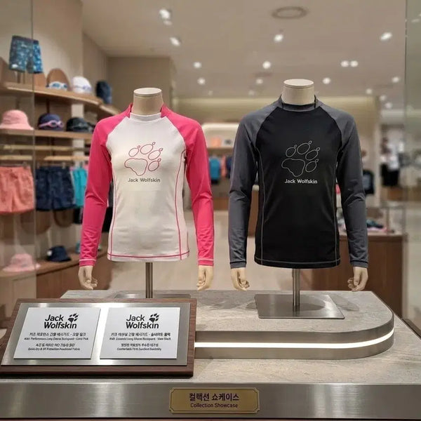 [BUNJANG] Jack Wolfskin Long Sleeve Rash Guard Set (Unisex) / (새상품)최저특가. 긴팔 래쉬가드 남여셋트 95