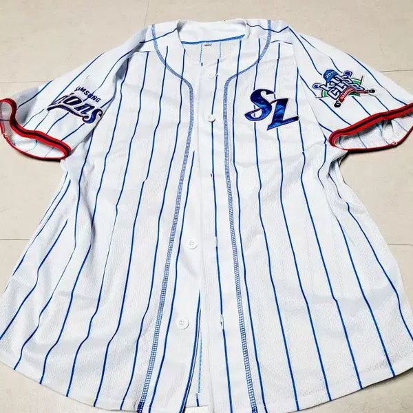 [BUNJANG] Samsung Lions Kids Club Baseball Jersey Size 11 / 삼성라이온즈 유니폼 11사이즈 뒷면 노마킹 폴1323