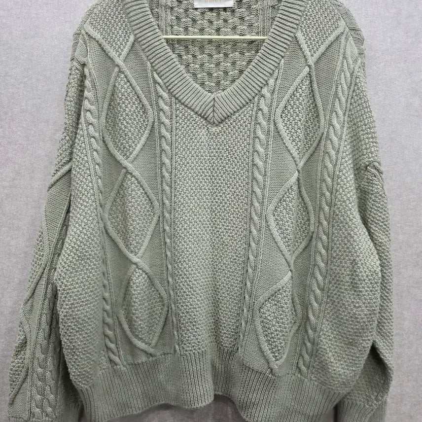 [BUNJANG] Umer Loose Fit Cable Knit Sweater / 유메르 umer 루즈핏 케이블 니트