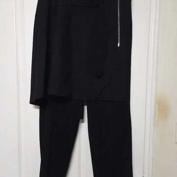 [BUNJANG] Comme des Garçons Black Wrap Skirt Pants Size M / 꼼데가르송 블랙 랩 스커트 팬츠