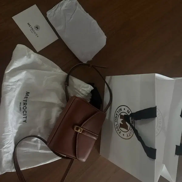 [BUNJANG] Metrociti Crossbody Bag M253MO3092D Brown / 매트로시티 크로스바디백M253MO3092D 브라운