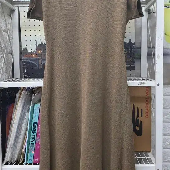 [BUNJANG] The Cashmere 24SS Silk Blend Knit Short Sleeve Long Dress / 더캐시미어 24SS 니트 반팔 롱원피스 S 실크혼방 여름원피스 WM67